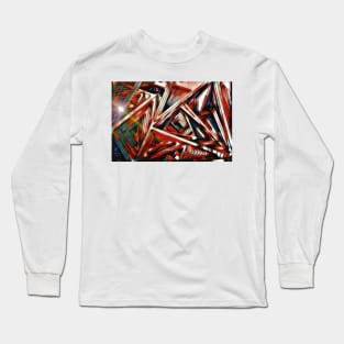Generative abstract  triangles Long Sleeve T-Shirt